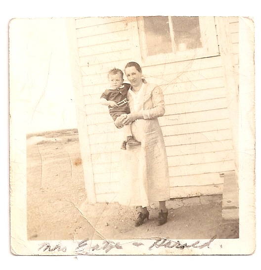 Mother Elizabeth with son Harold