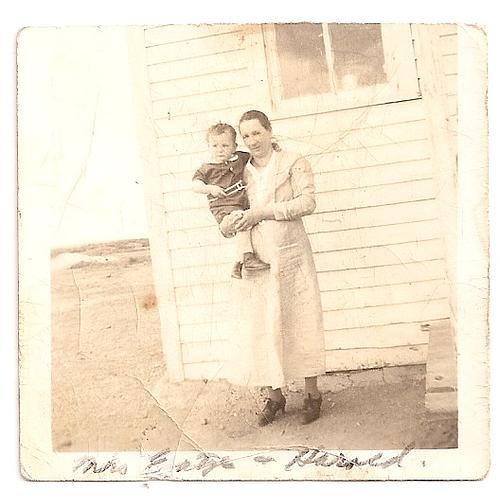 Mother Elizabeth with son Harold